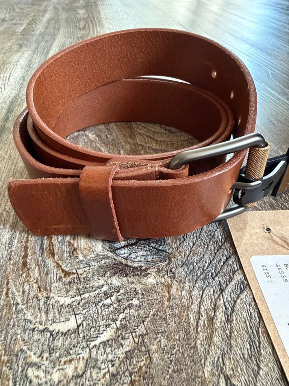 Bench Craft | Light Brown Leather Belt